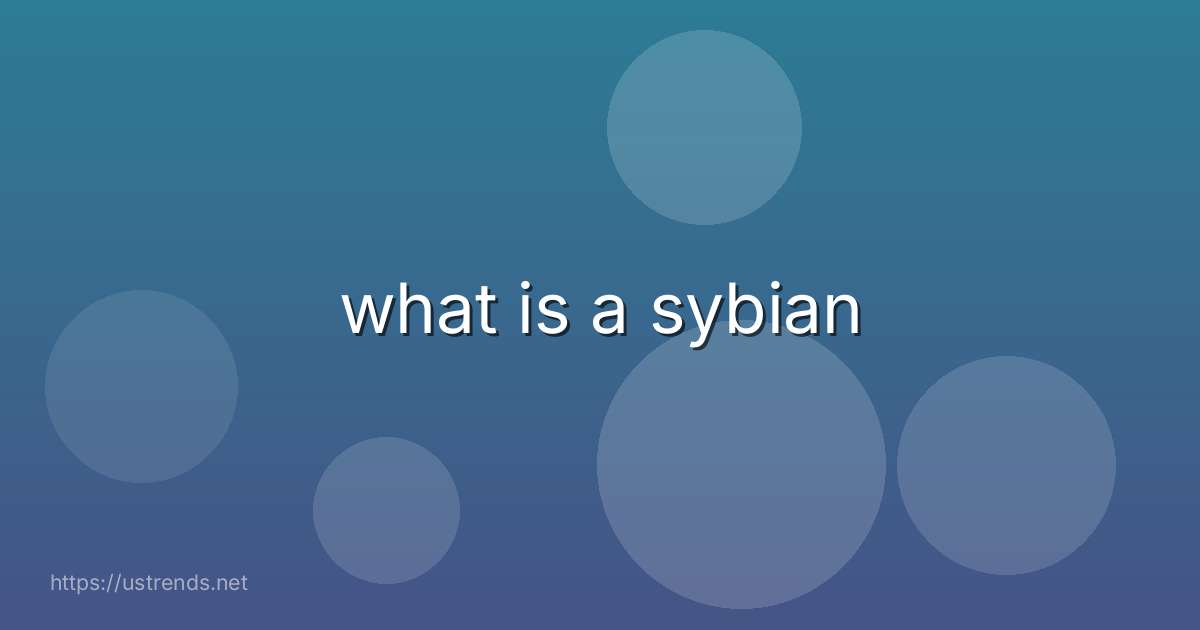 what is a sybian