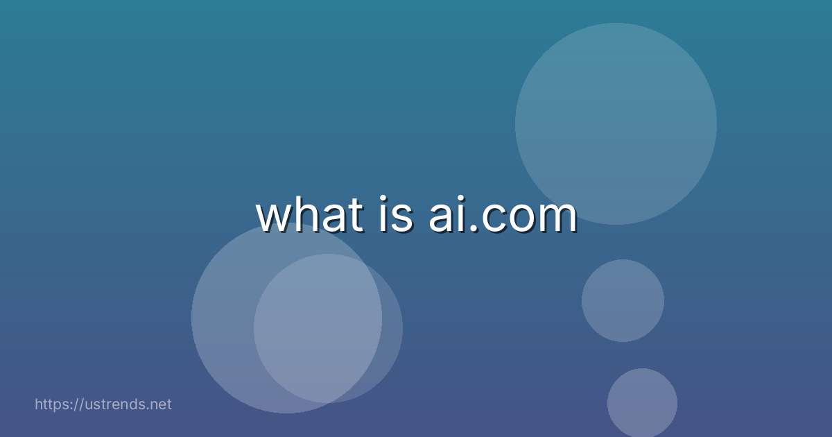 what is ai.com