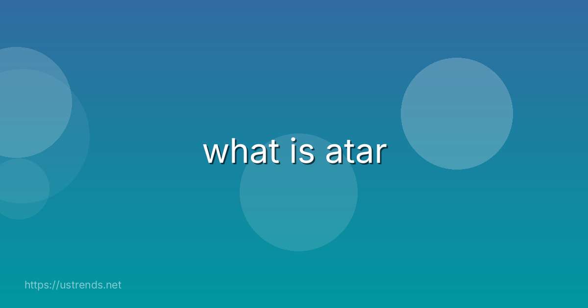 what is atar