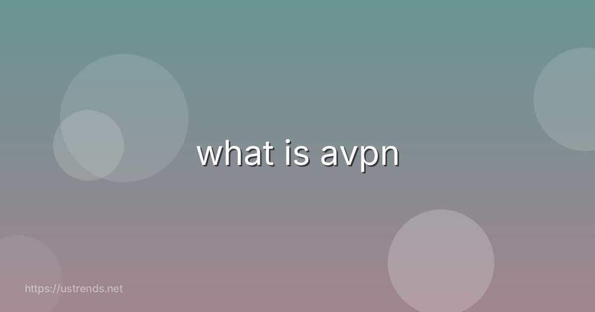 what is avpn