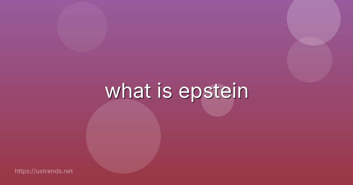 what is epstein