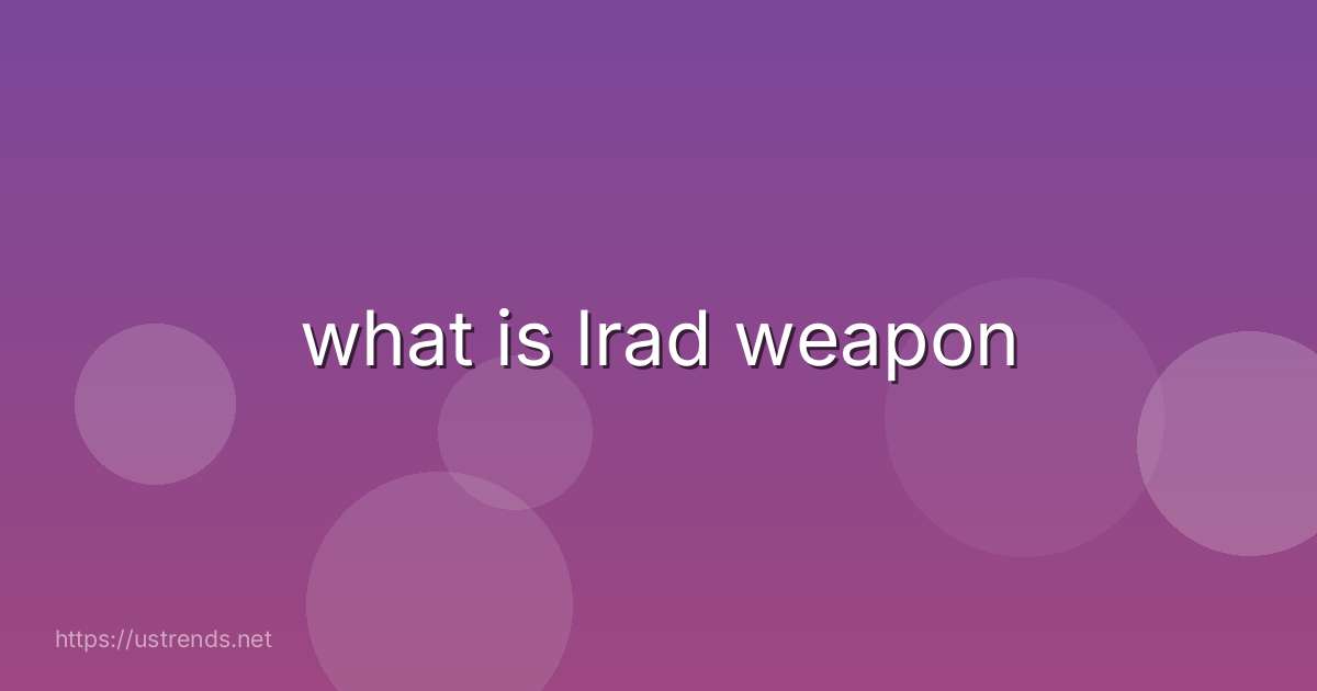 what is lrad weapon