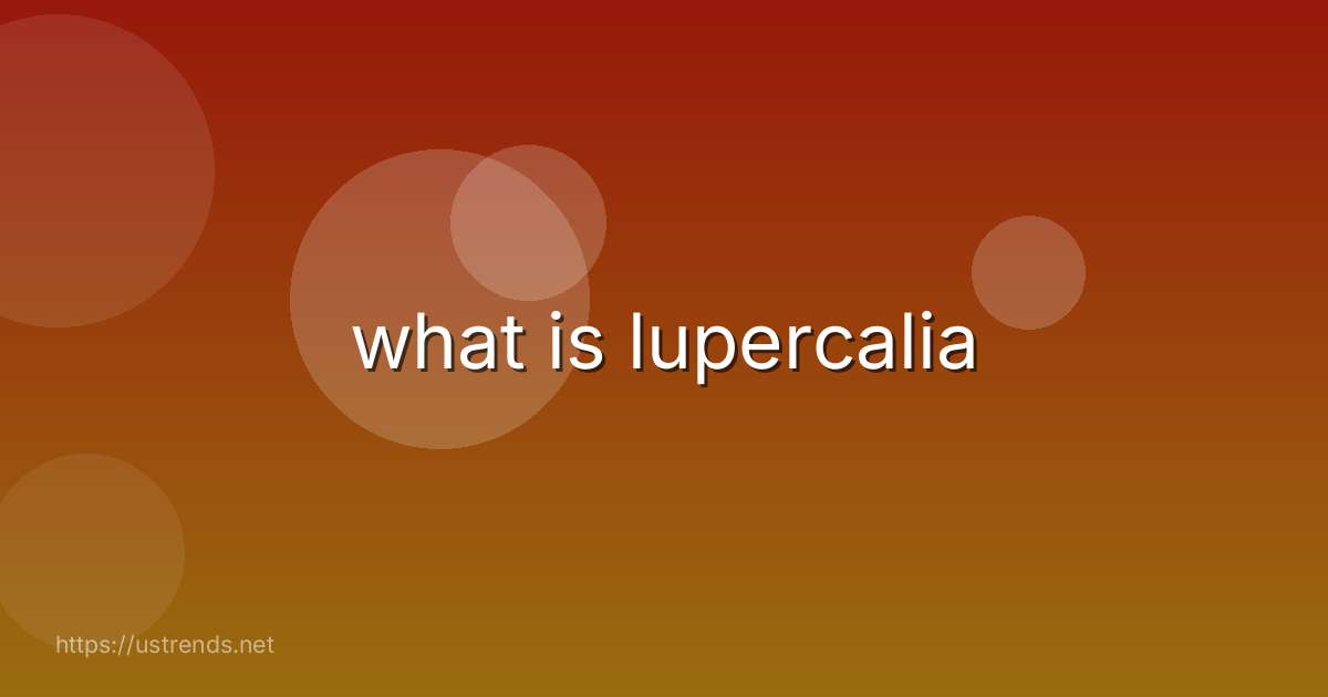 what is lupercalia