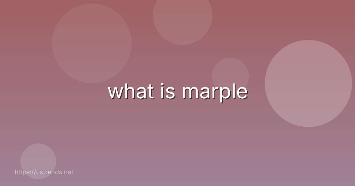 what is marple