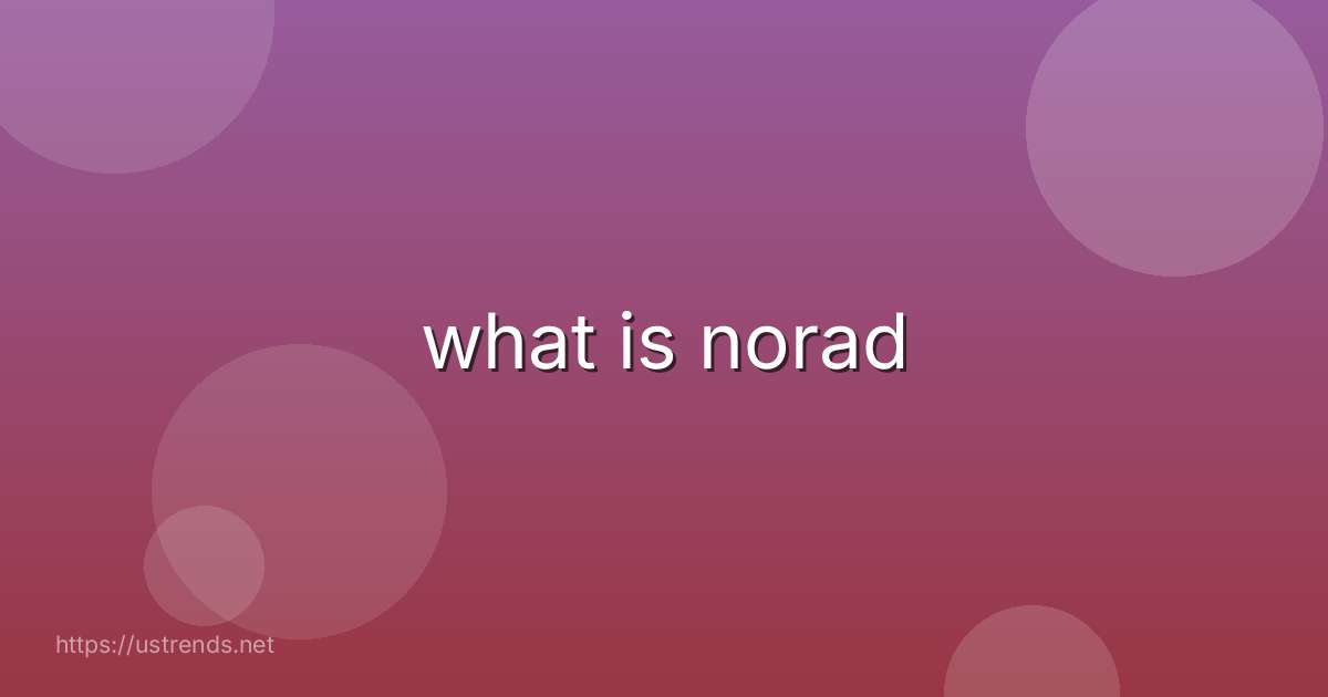 what is norad