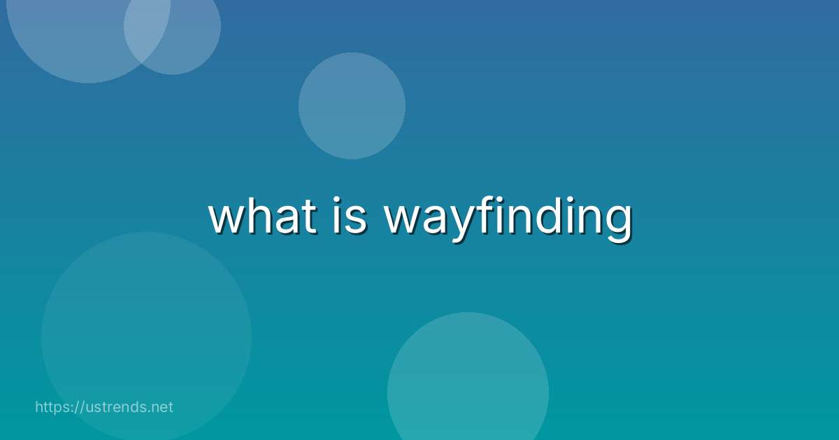 what is wayfinding