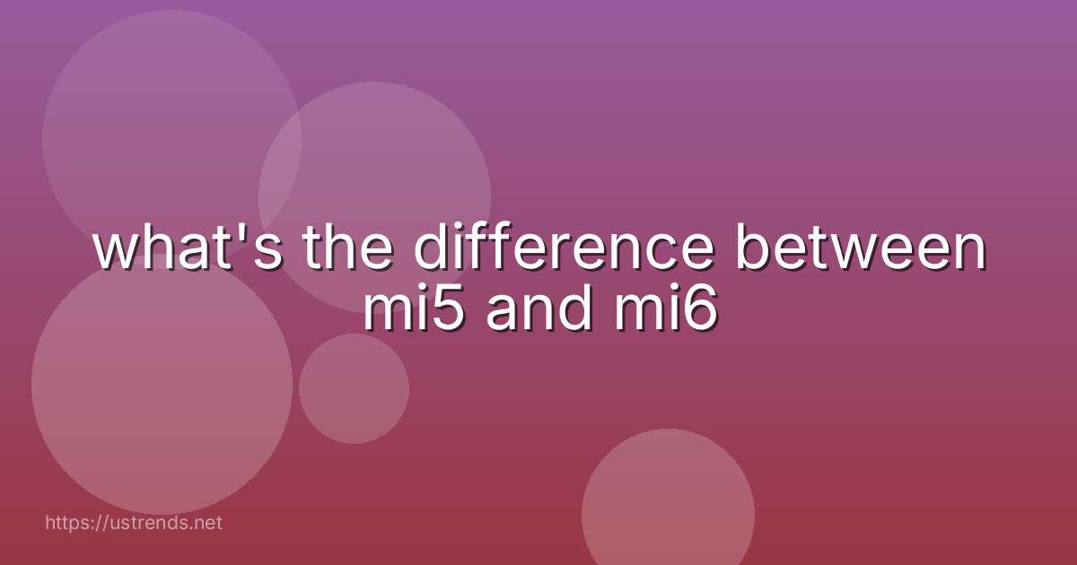 what's the difference between mi5 and mi6