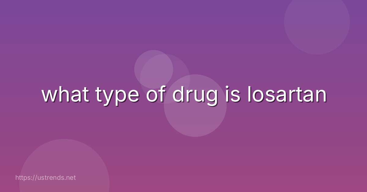 what type of drug is losartan