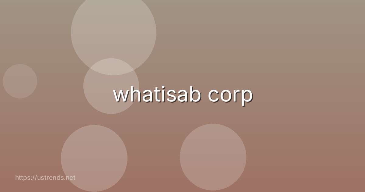 whatisab corp