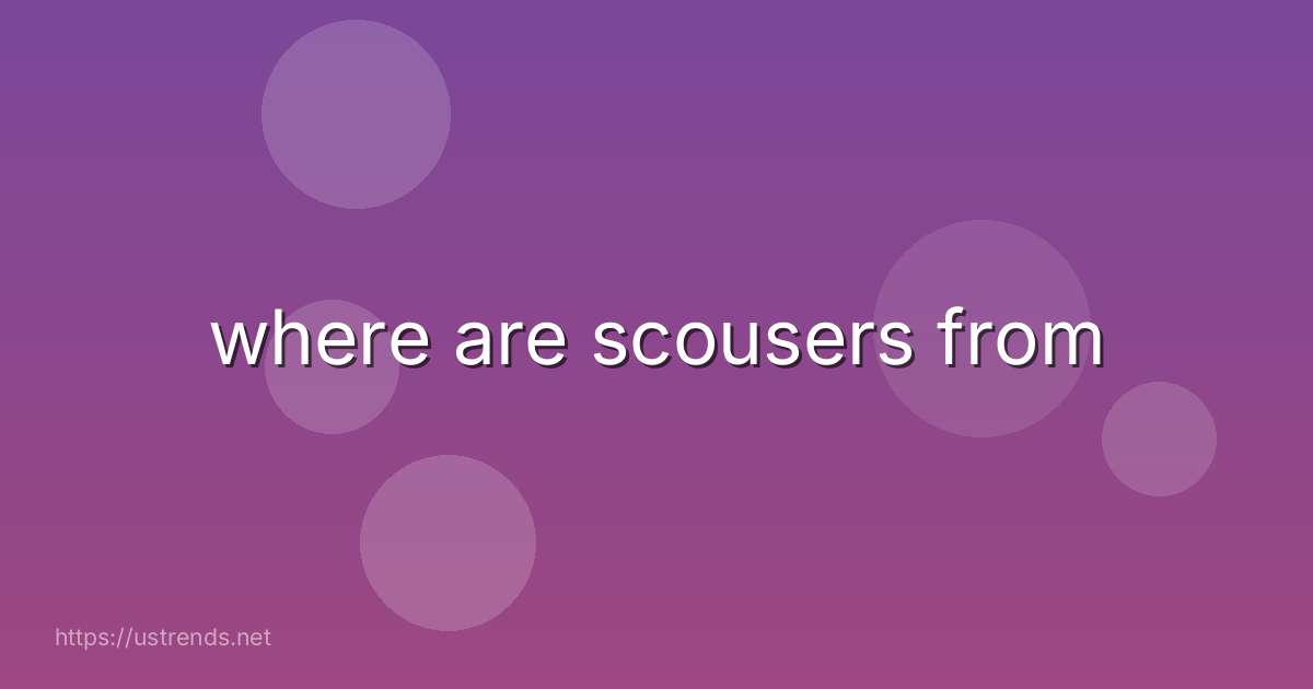 where are scousers from
