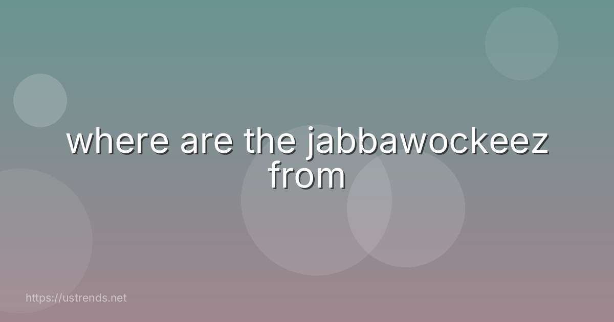 where are the jabbawockeez from