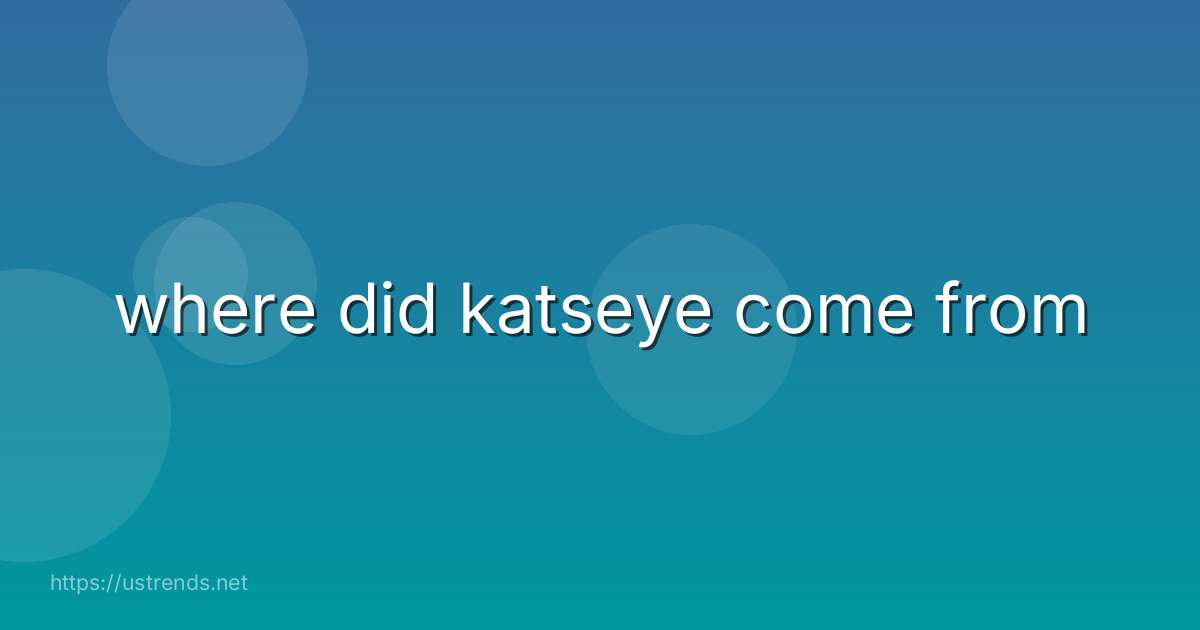 where did katseye come from