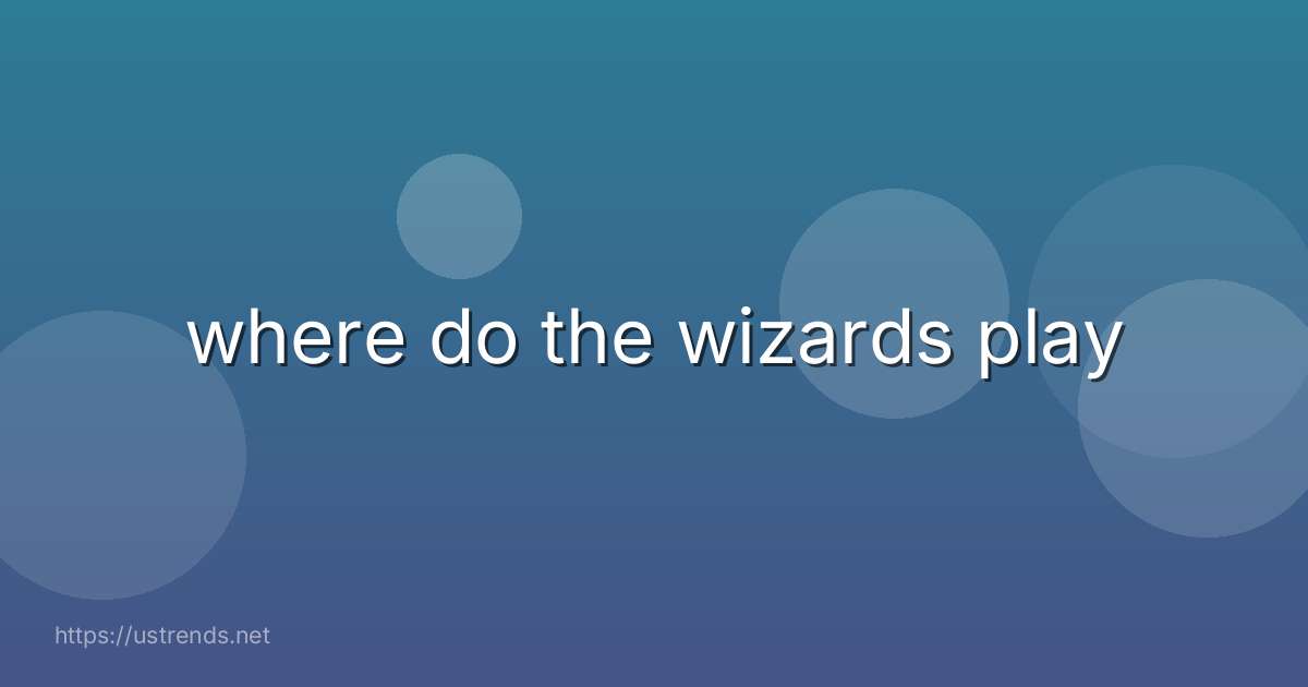 where do the wizards play