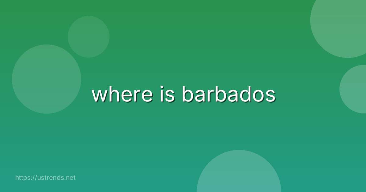 where is barbados