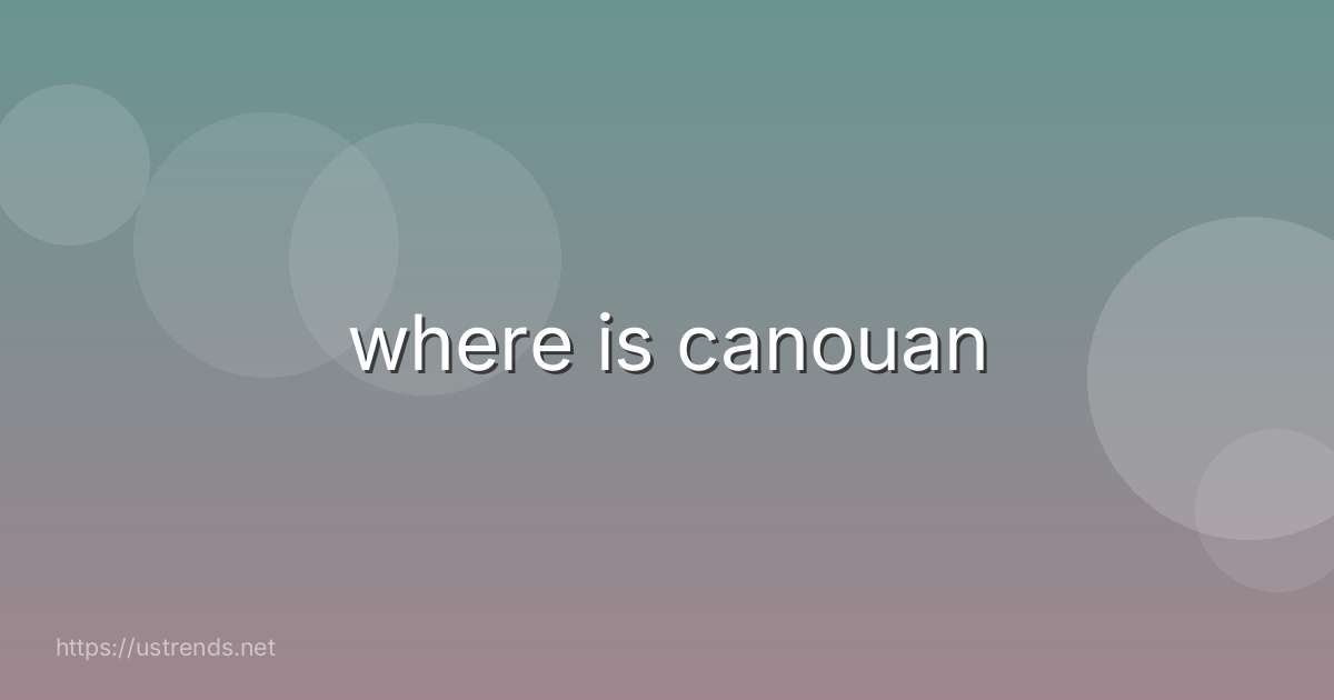 where is canouan