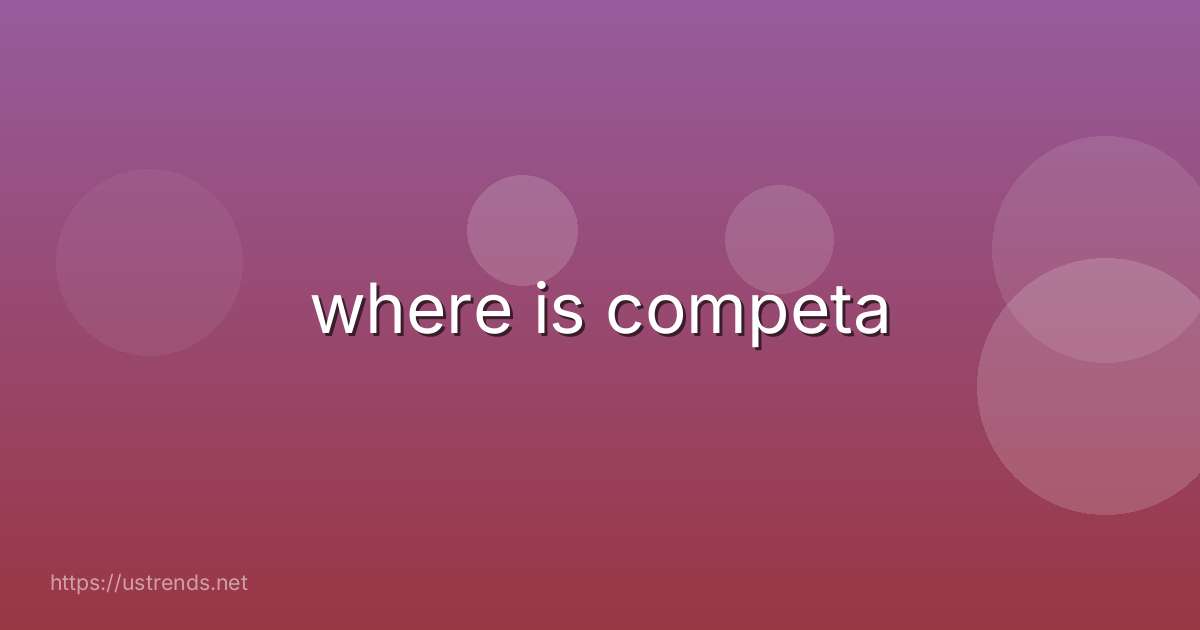 where is competa