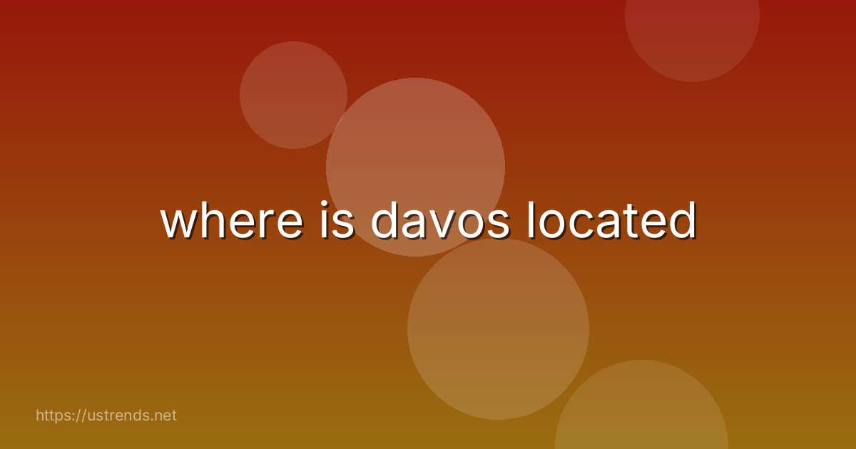 where is davos located