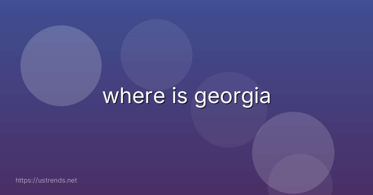 where is georgia