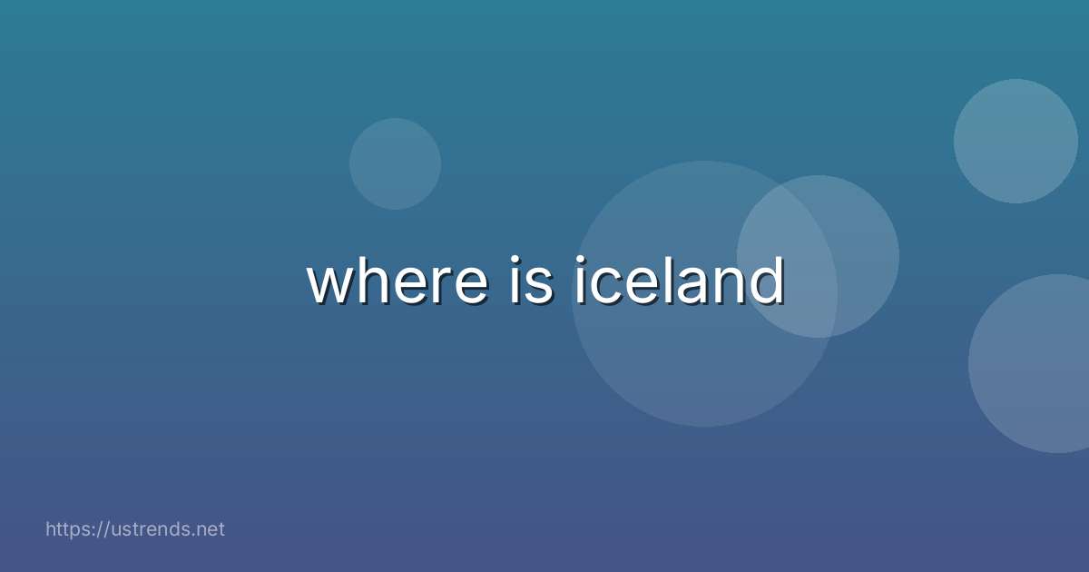 where is iceland