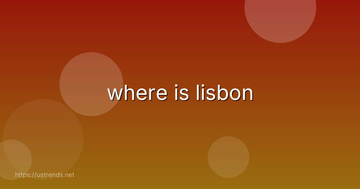 where is lisbon