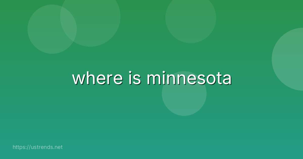 where is minnesota