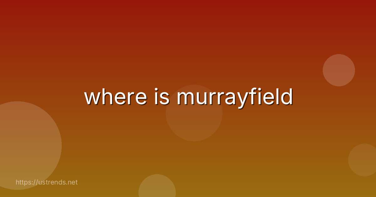 where is murrayfield