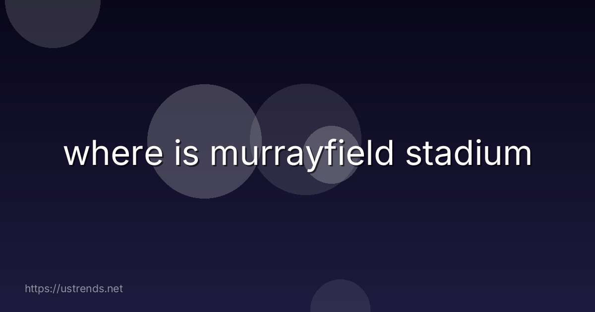 where is murrayfield stadium