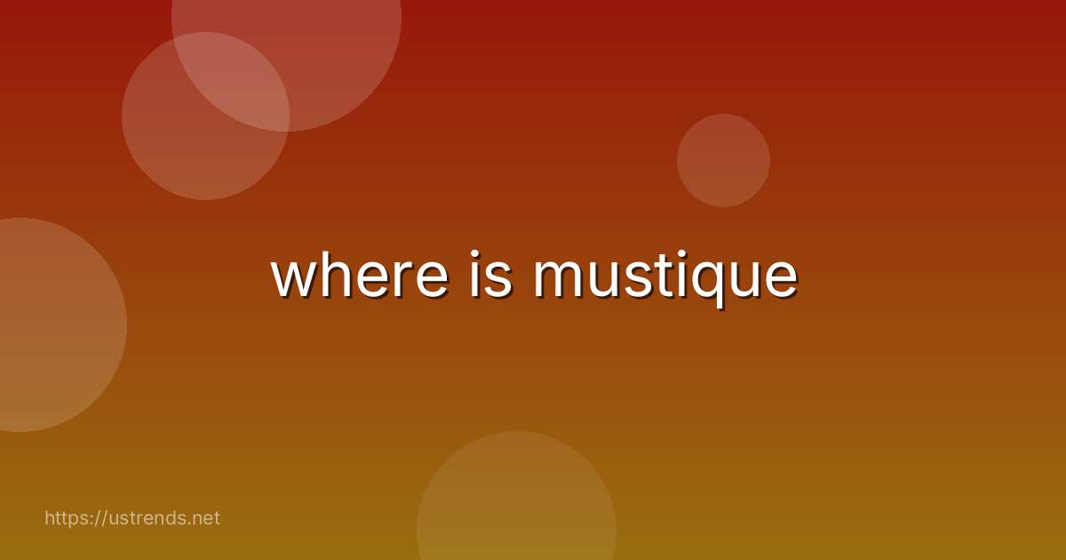 where is mustique