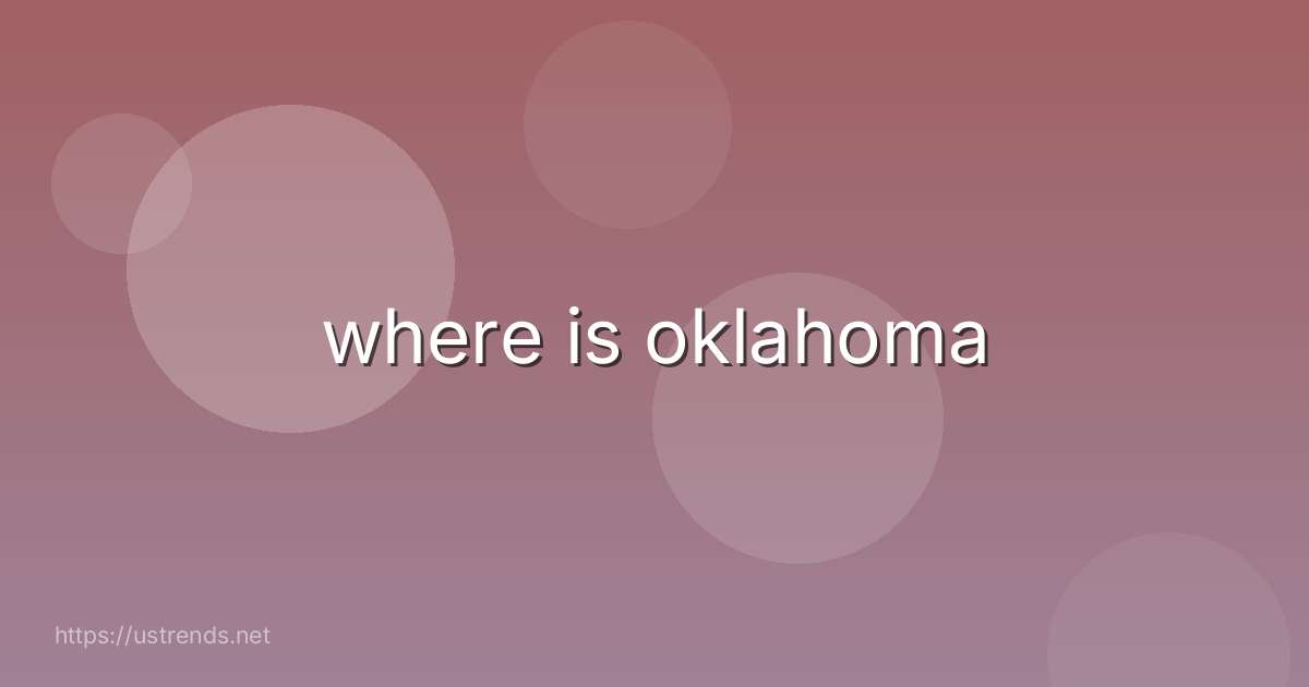 where is oklahoma