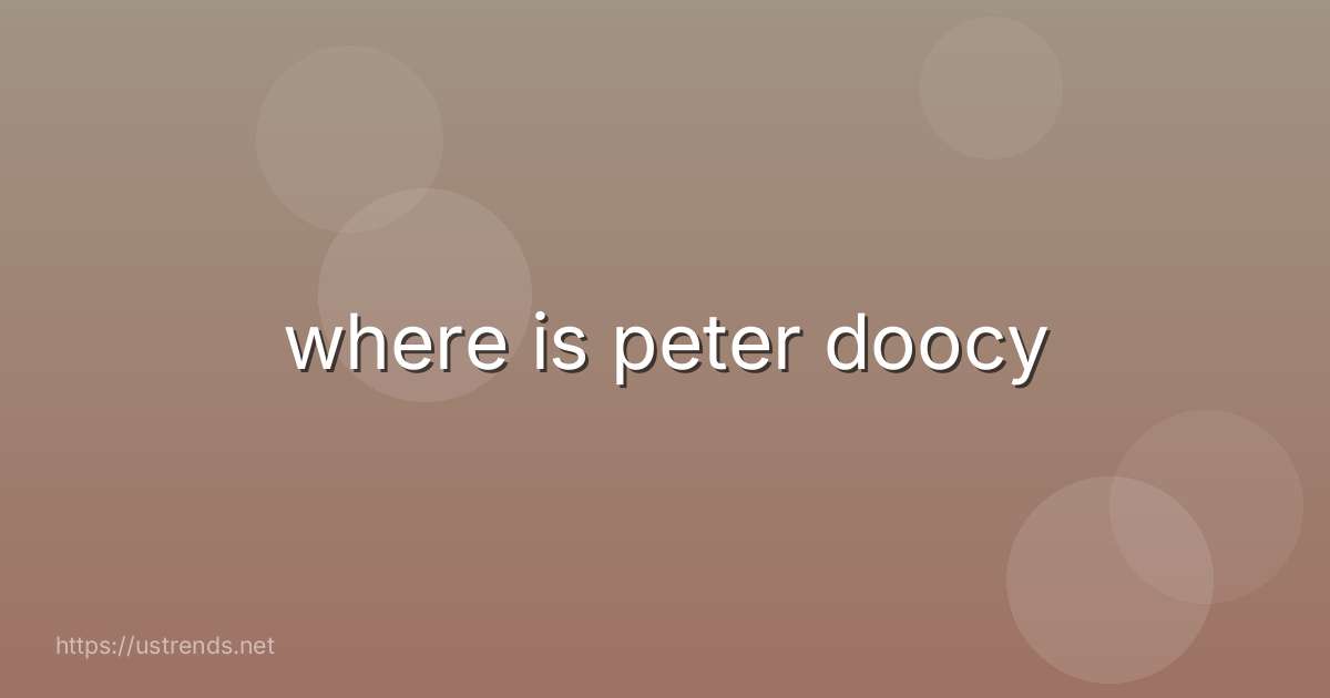 where is peter doocy