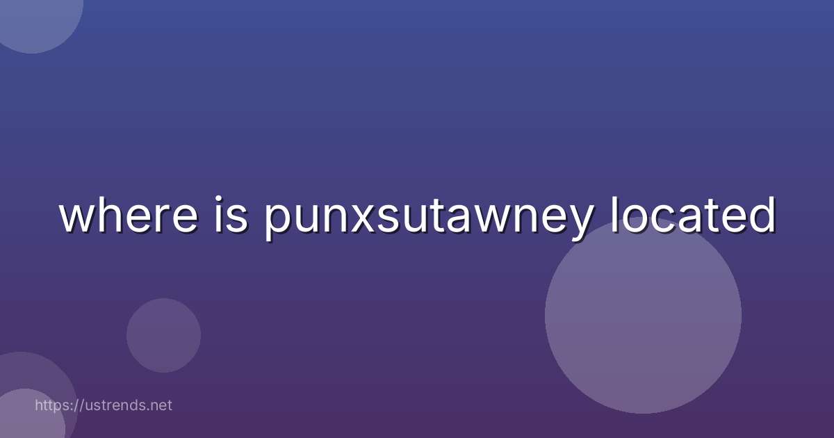 where is punxsutawney located