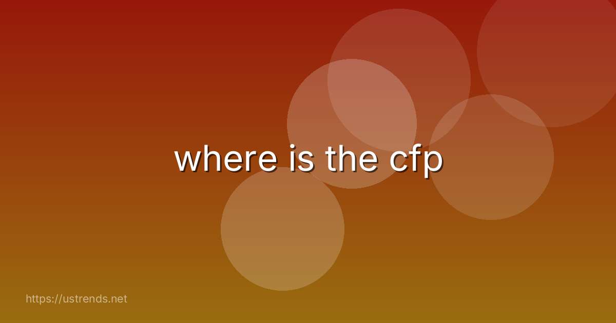 where is the cfp