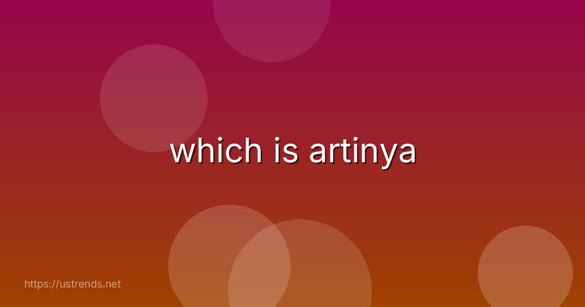 which is artinya