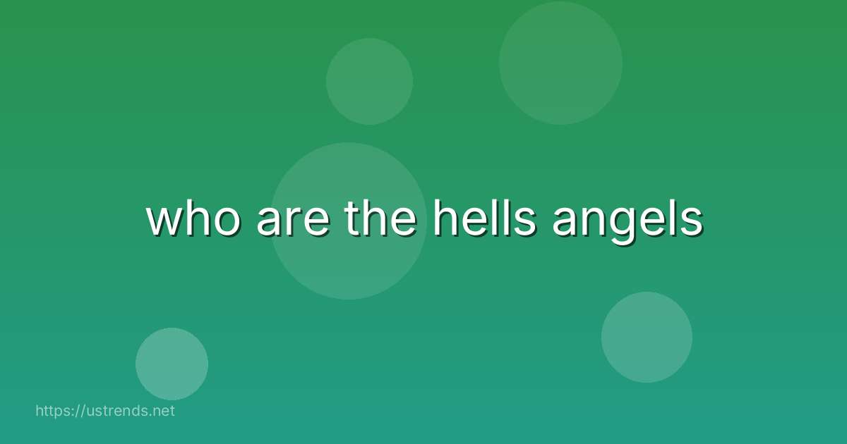 who are the hells angels