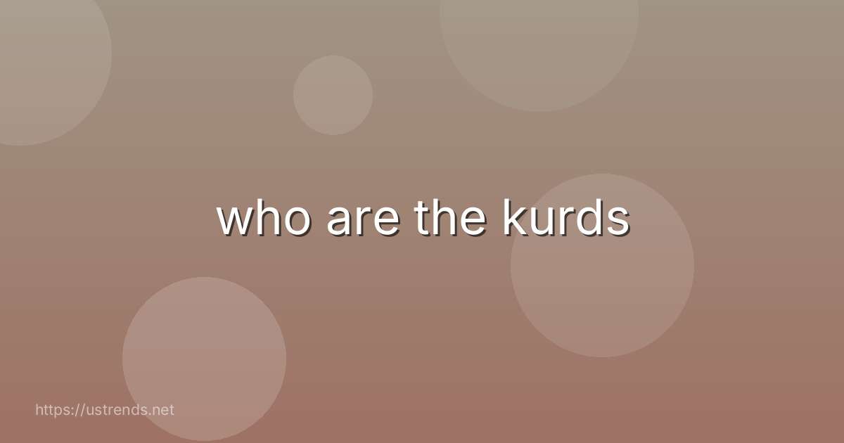 who are the kurds