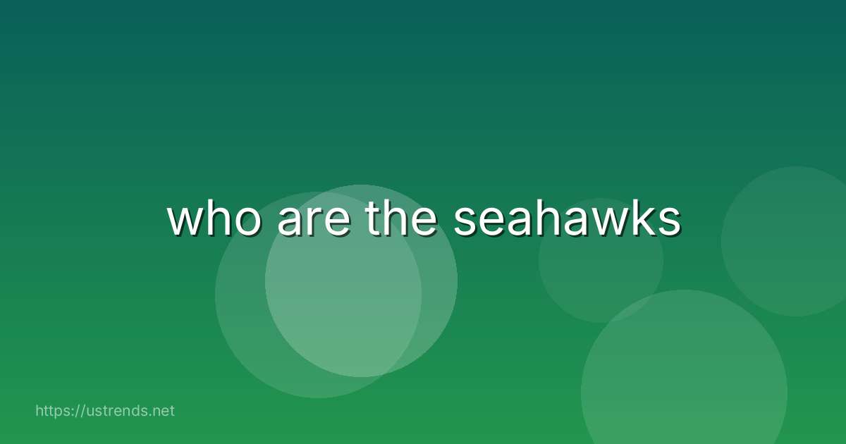 who are the seahawks