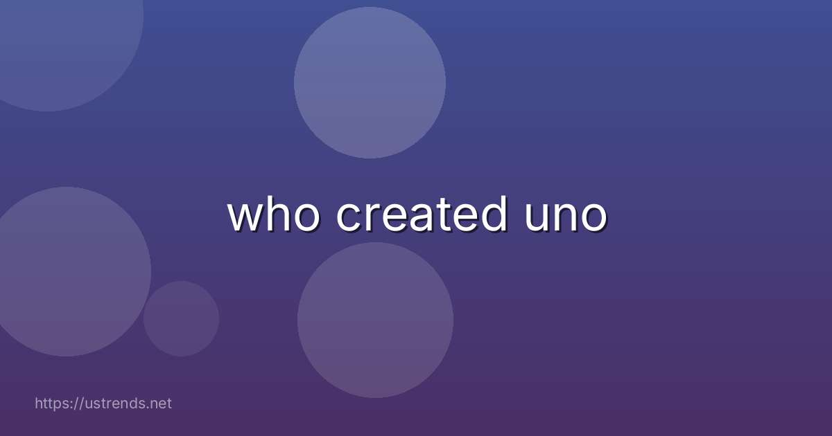 who created uno