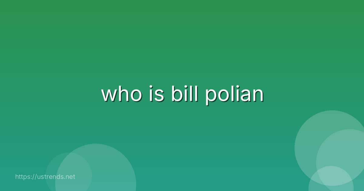 who is bill polian