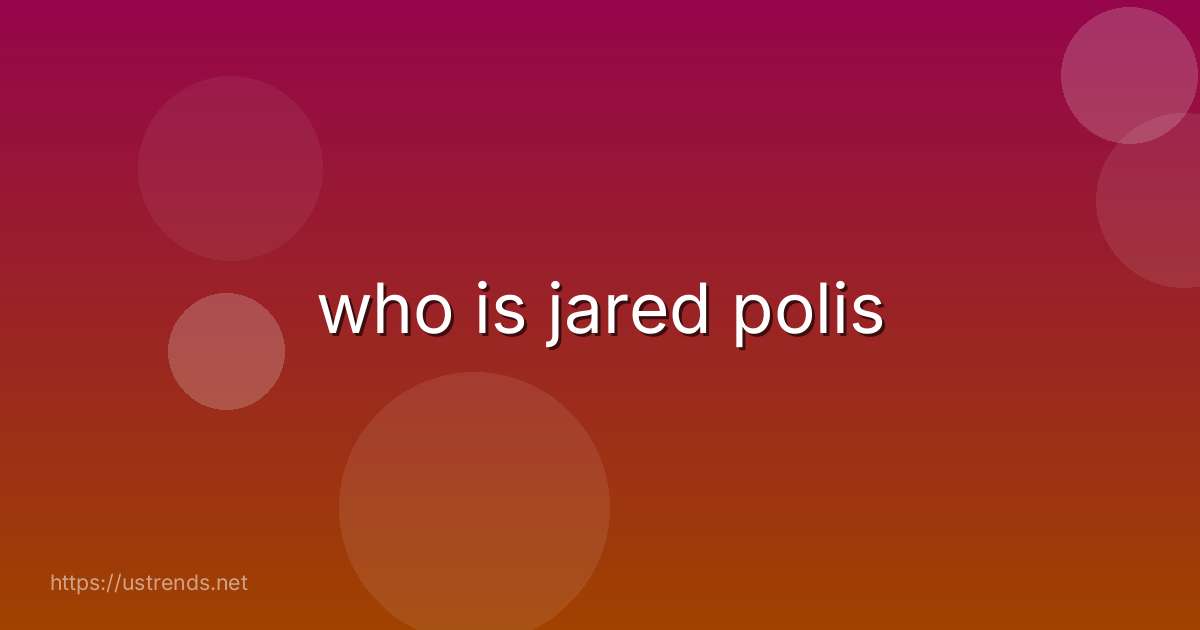 who is jared polis