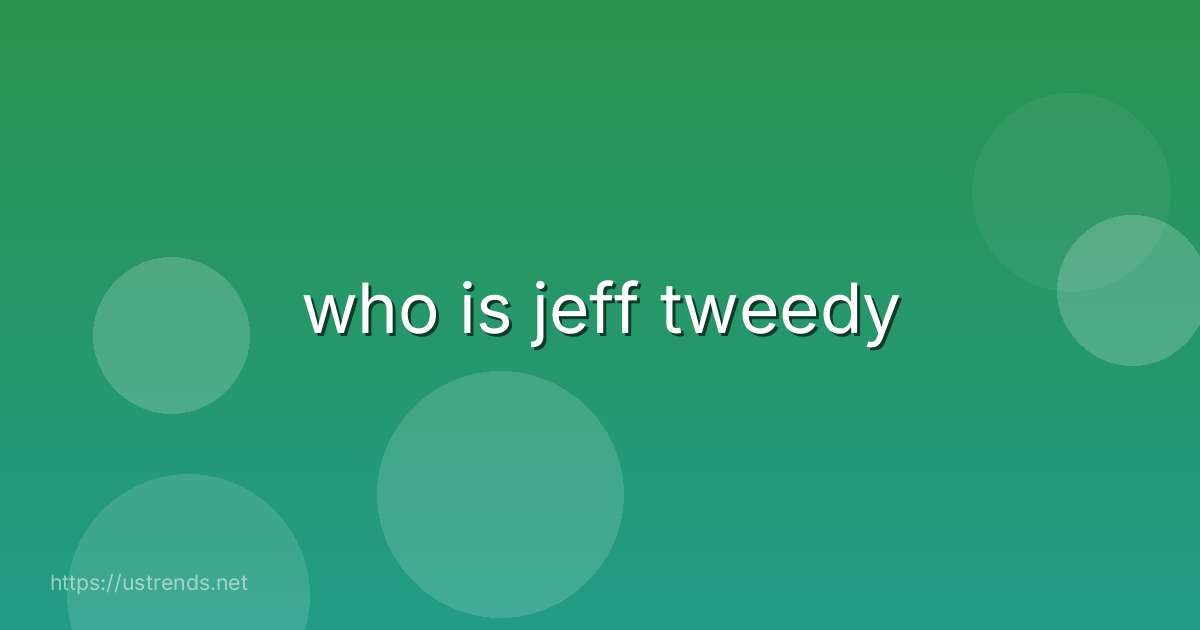 who is jeff tweedy