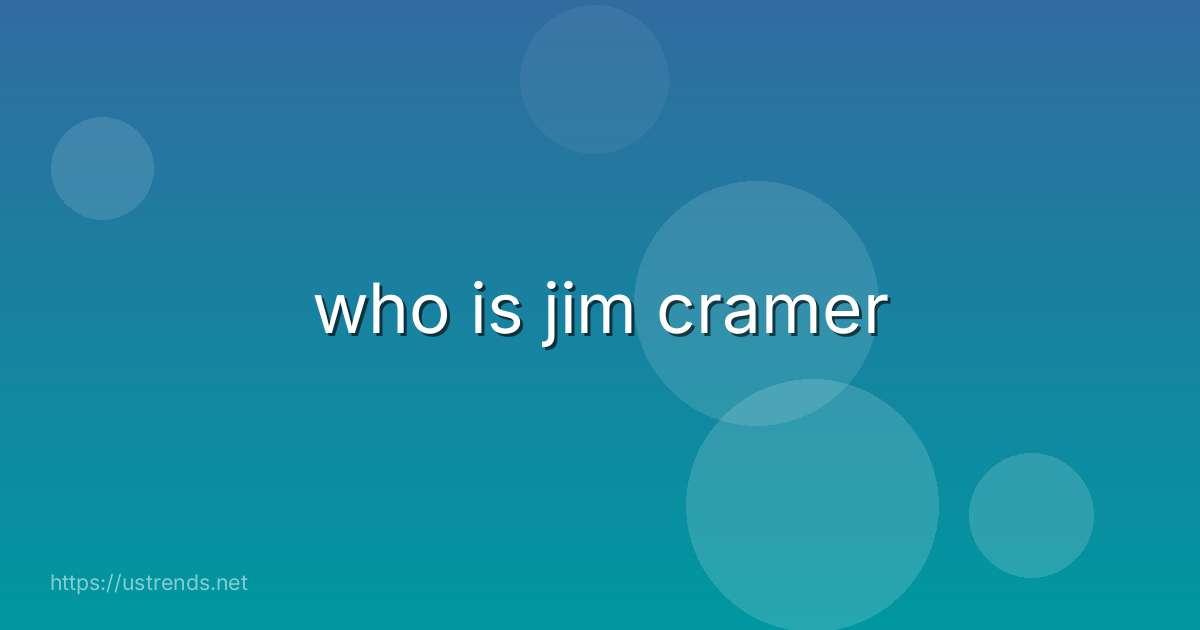 who is jim cramer