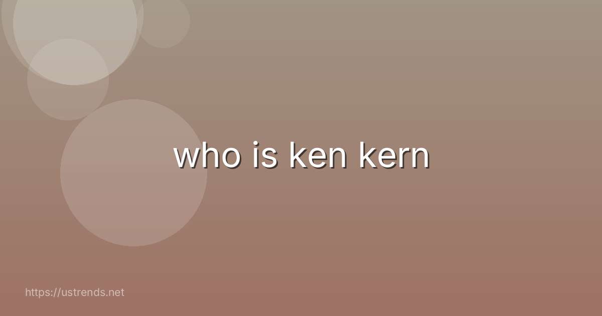 who is ken kern