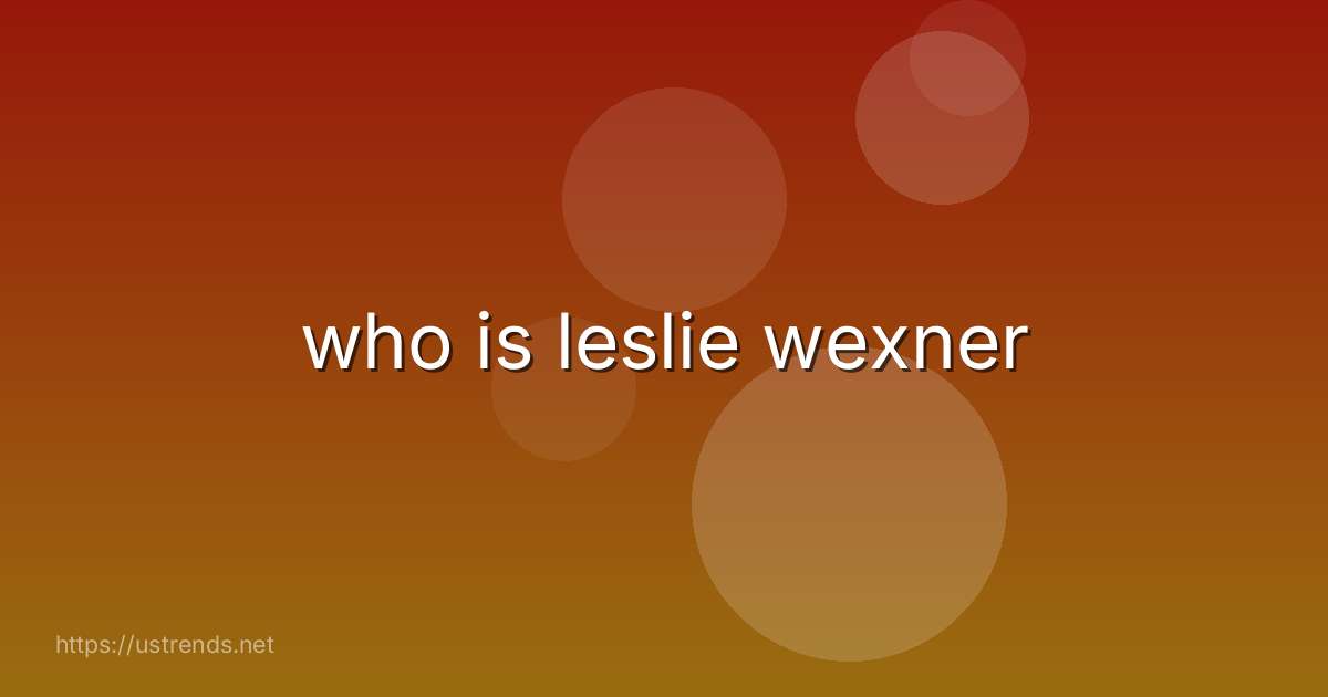 who is leslie wexner