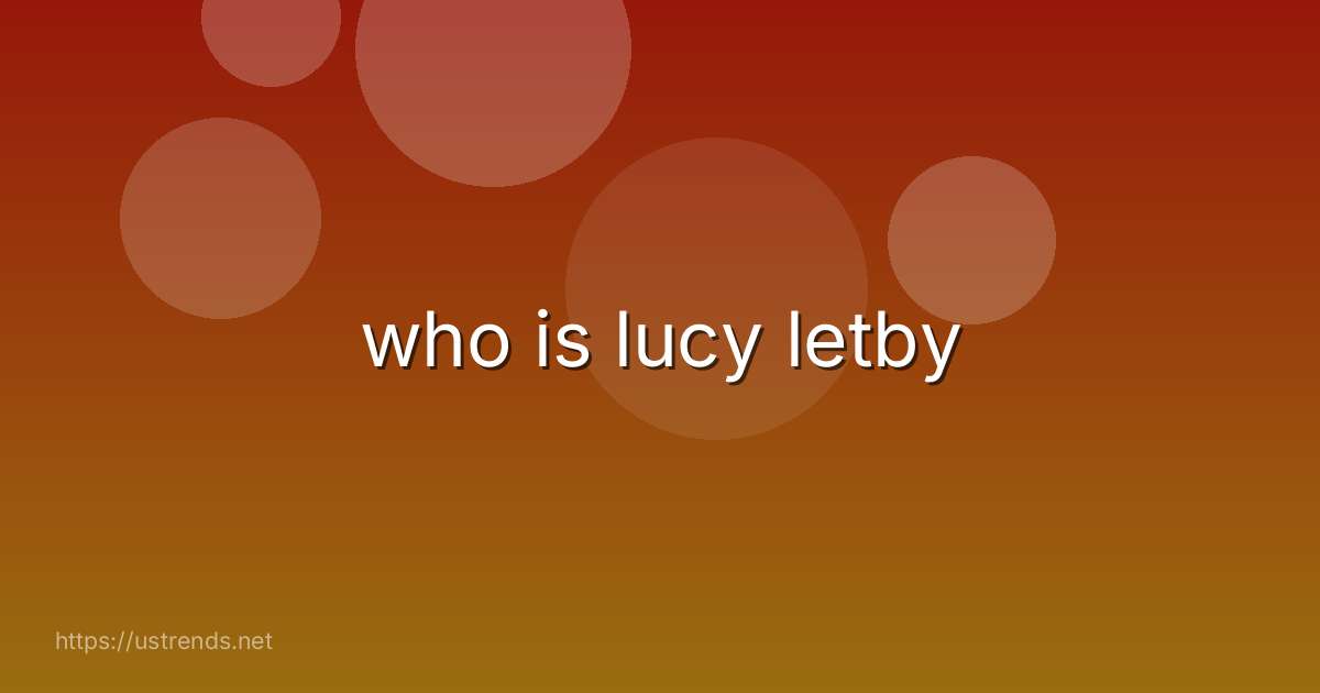 who is lucy letby