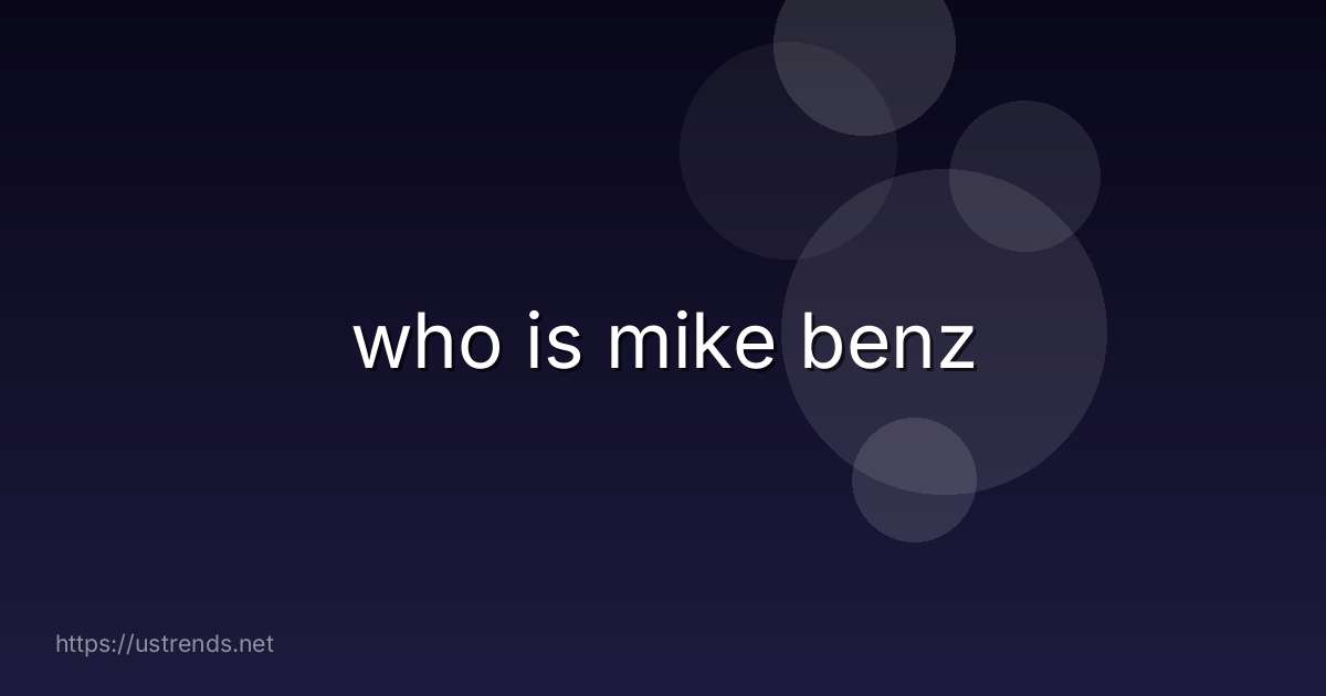 who is mike benz