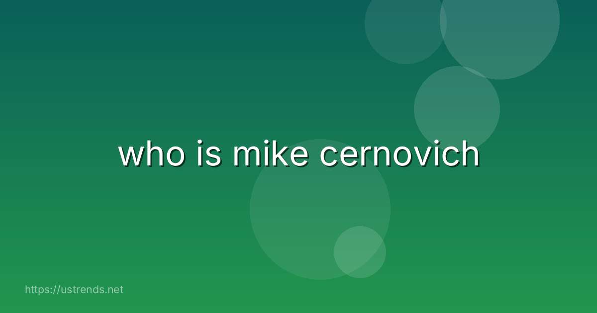 who is mike cernovich