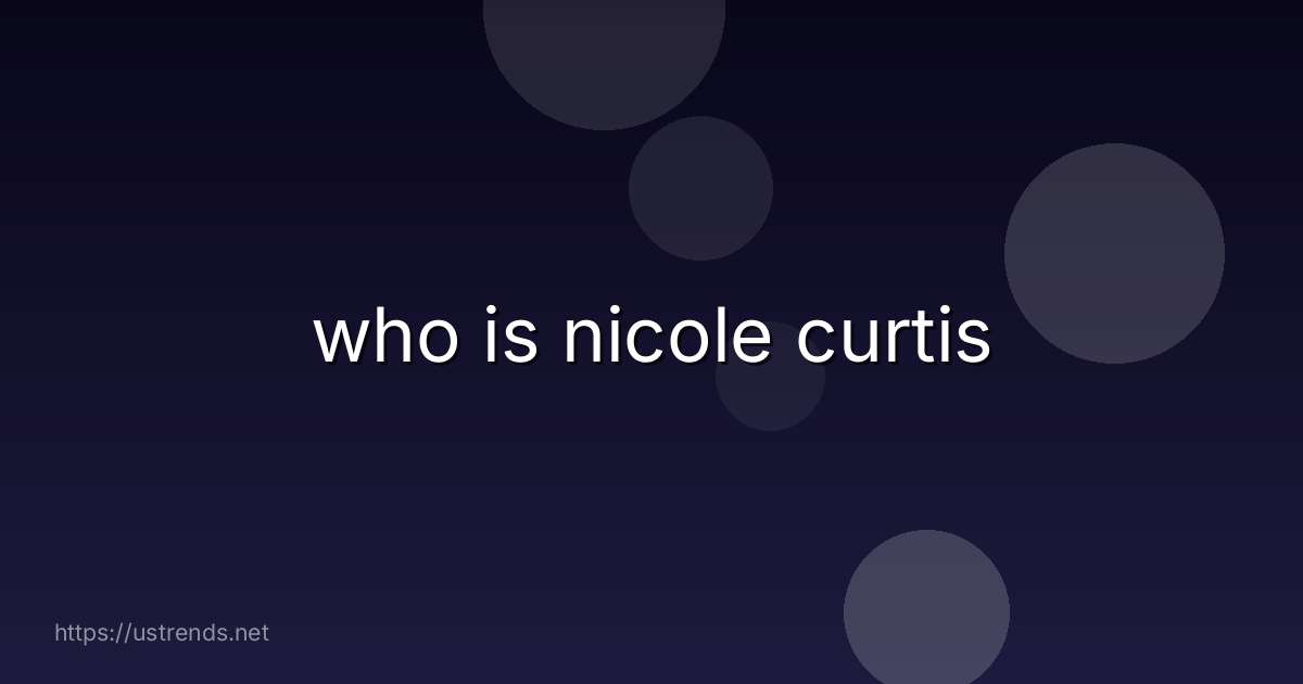 who is nicole curtis