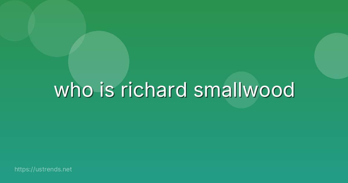 who is richard smallwood