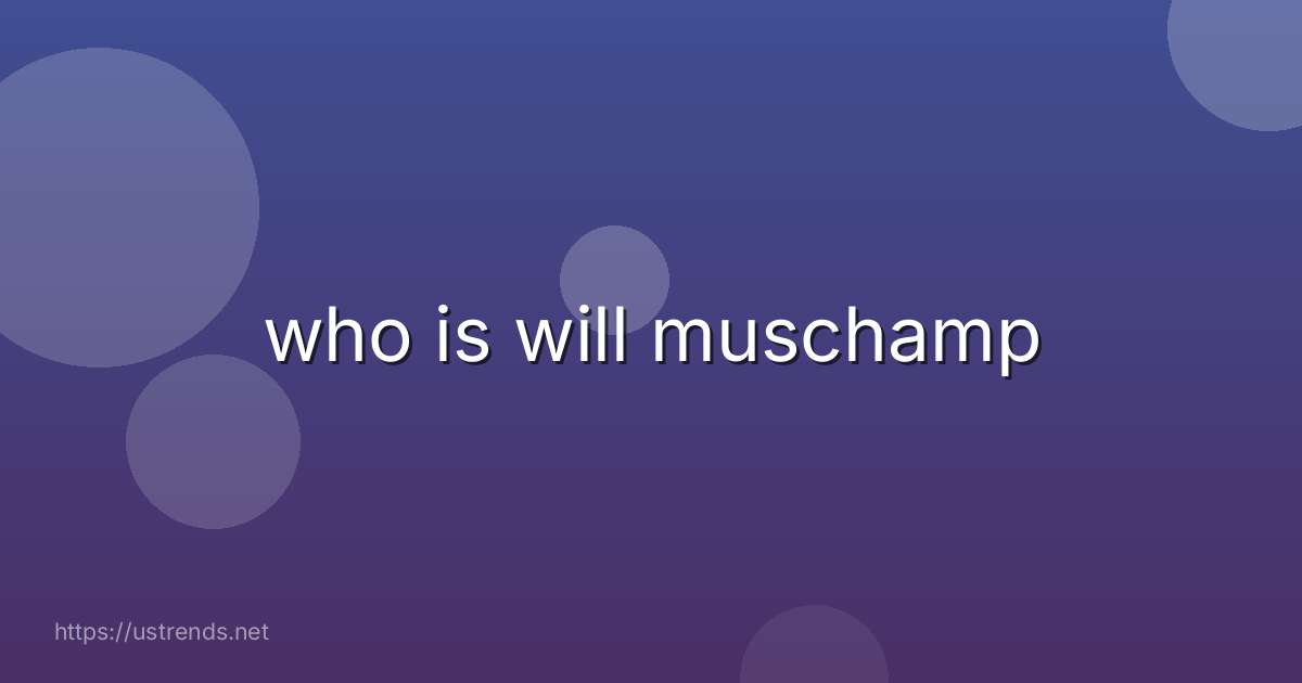 who is will muschamp
