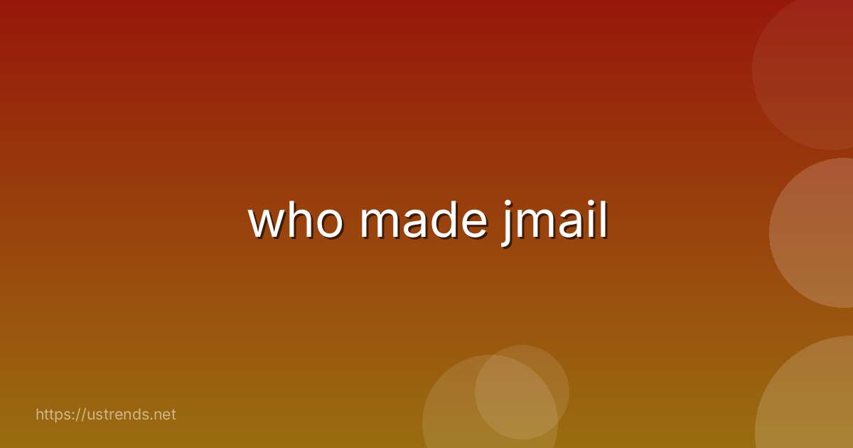 who made jmail